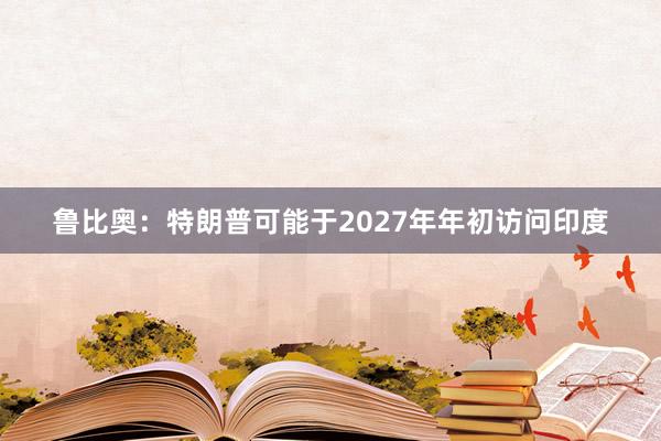 鲁比奥：特朗普可能于2027年年初访问印度