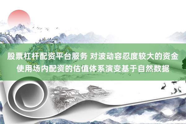 股票杠杆配资平台服务 对波动容忍度较大的资金使用场内配资的估值体系演变基于自然数据